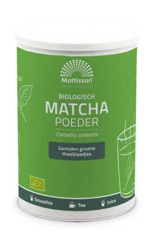 Biologische Matcha poeder van Mattisson