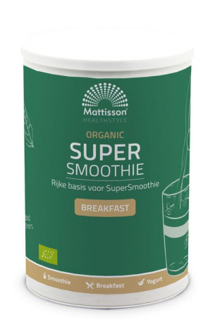 Biologische Breakfast Supersmoothie Mix van Mattisson (500gr)