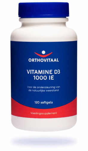 Vitamine D3 1000 ie I 25mcg  Orthovitaal 120