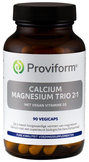 Calcium magnesium trio 2:1 & D3 van Proviform : 90 vcaps