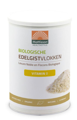 Biologische Edelgistvlokken met Vitamine B van Mattisson :200 gram 