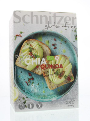 Brood chia & quinoa van Schnitzer : 500 gram