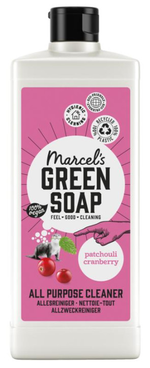 Allesreiniger patchouli & cranberry van Marcel's GR Soap (750 ml)