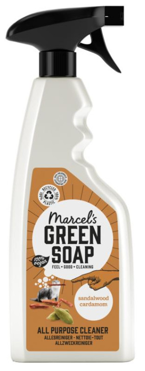 Allesreiniger spray sandelhout & kardemom van Marcel's GR Soap (500 ml)