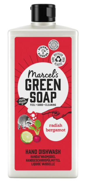 Afwasmiddel radijs & bergamot van Marcel's GR Soap (500 ml)