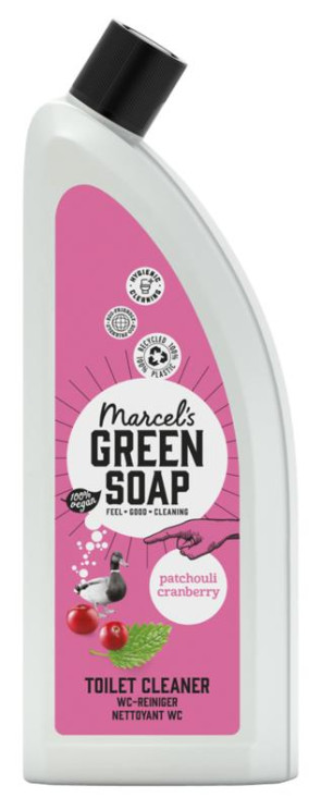 Toiletreiniger patchouli & cranberry van Marcel's GR Soap (750 ml)