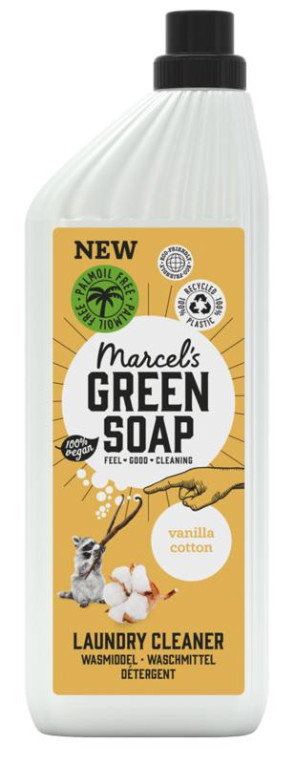 Wasmiddel vanille & katoen van Marcel's GR Soap (1 liter)