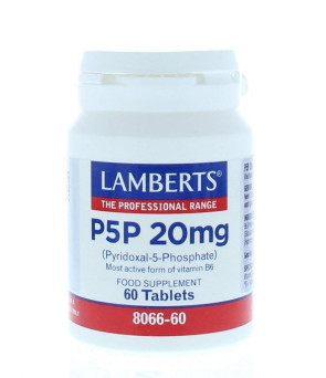 Vitamine B6 (P5P) 20 mg Lamberts 60