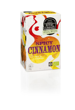 Spciy cinnamon van Royal Green : 16 zakjes