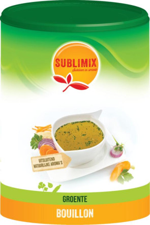 Groentebouillon glutenvrij van Sublimix : 540 gram