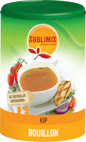 Kippenbouillon glutenvrij van Sublimix : 500 gram