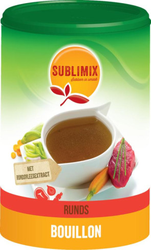 Vleesbouillon glutenvrij van Sublimix : 550 gram