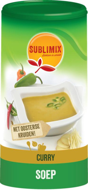 Currysoep glutenvrij van Sublimix : 256 gram