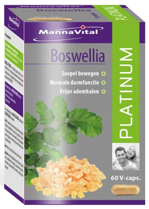 Boswellia platinum van Mannavital : 60 vcaps