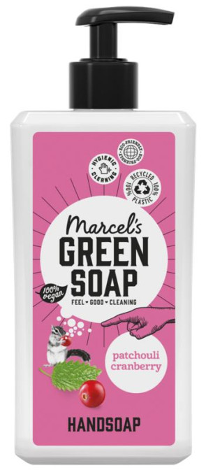 Handzeep patchouli & cranberry van Marcel's GR Soap (500 ml)