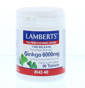Ginkgo 6000 mg Lamberts 60