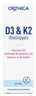 D3 & K2 Oliedruppels Orthica  25