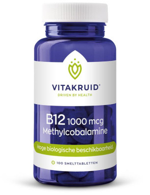 Vitamine B12 1000mcg methylcobalamine van Vitakruid