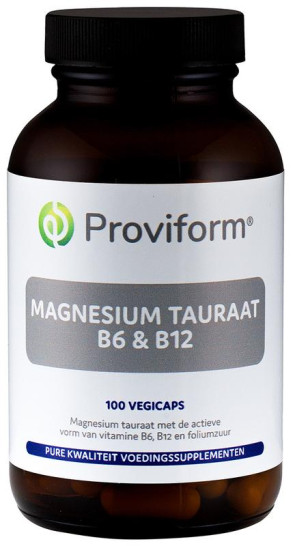 Magnesium tauraat B6 & B12 van Proviform : 100 vcaps