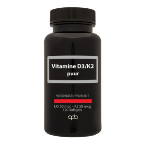 Vitamine D3 & K2 van APB Holland (120sg)
