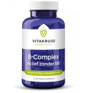 B-Complex actief zonder B6 van Vitakruid