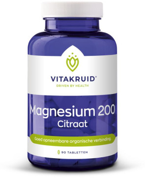 Magnesium 200 citraat van Vitakruid