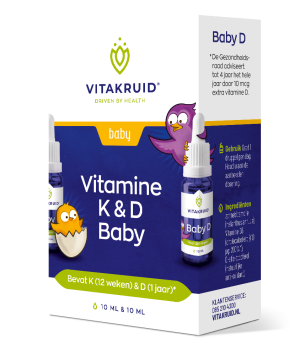Vitamine K & D baby druppels 10 ml Vitakruid 2