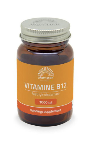 Vitamine B12 1000 mcg van Mattisson (60zuigtabl)