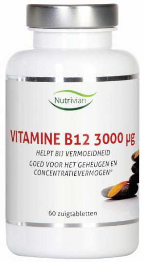 Vitamine B12 methylcobalamine 3 mg van Nutrivian